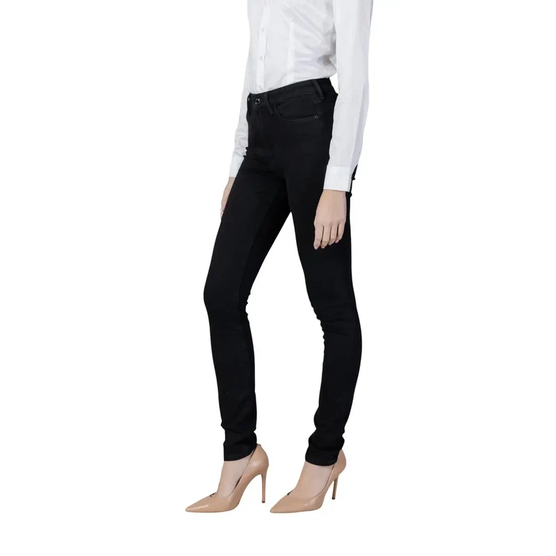 Guess Jean en denim stretch noir en coton pour femme