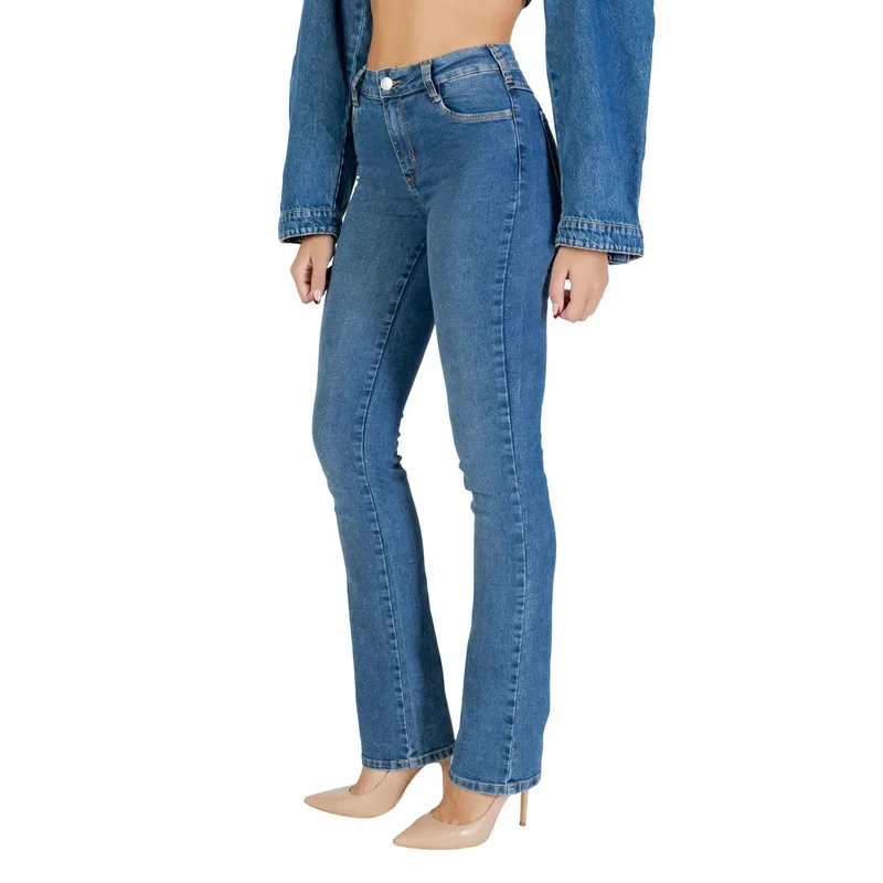 Jean slim en coton bleu Colcci pour femme