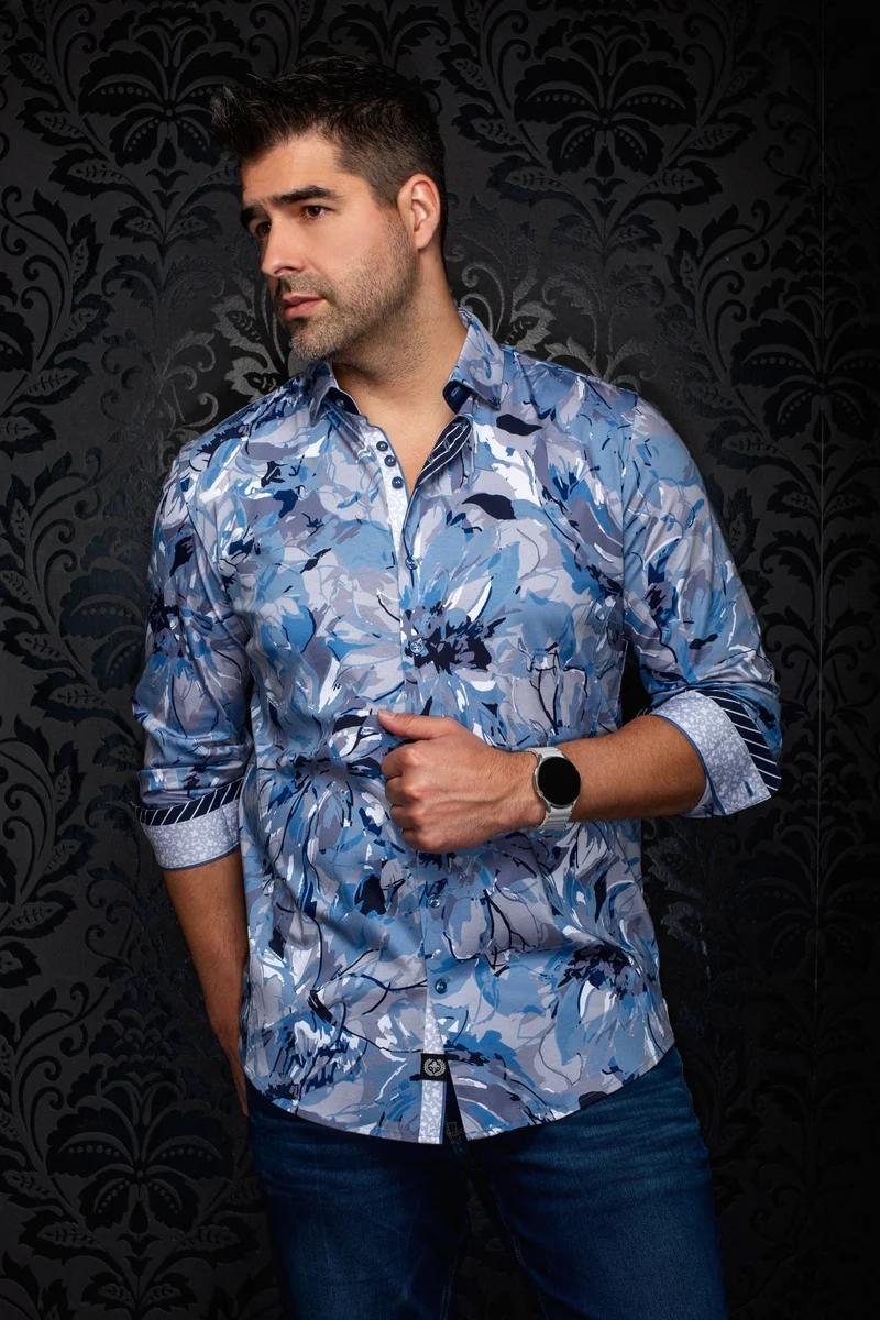 CHEMISE | BELMONTE, Blue Grey