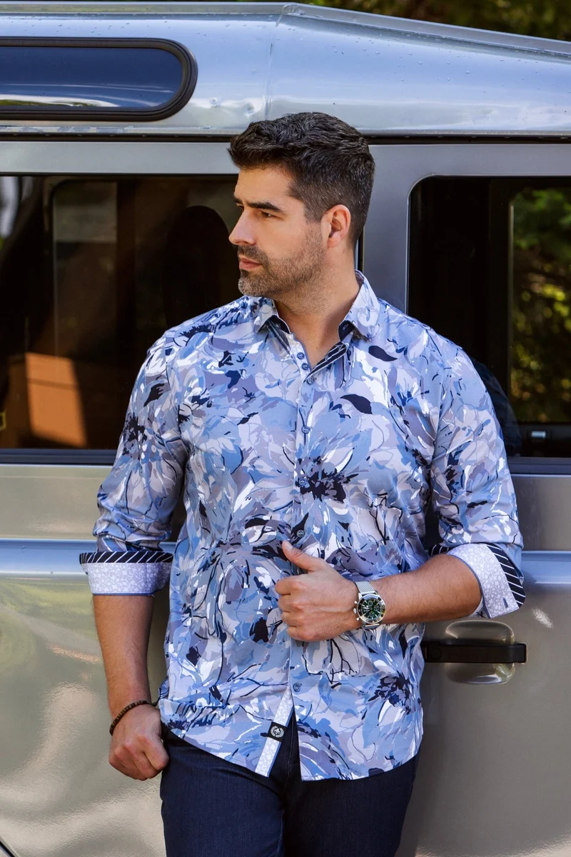 CHEMISE | BELMONTE, Blue Grey