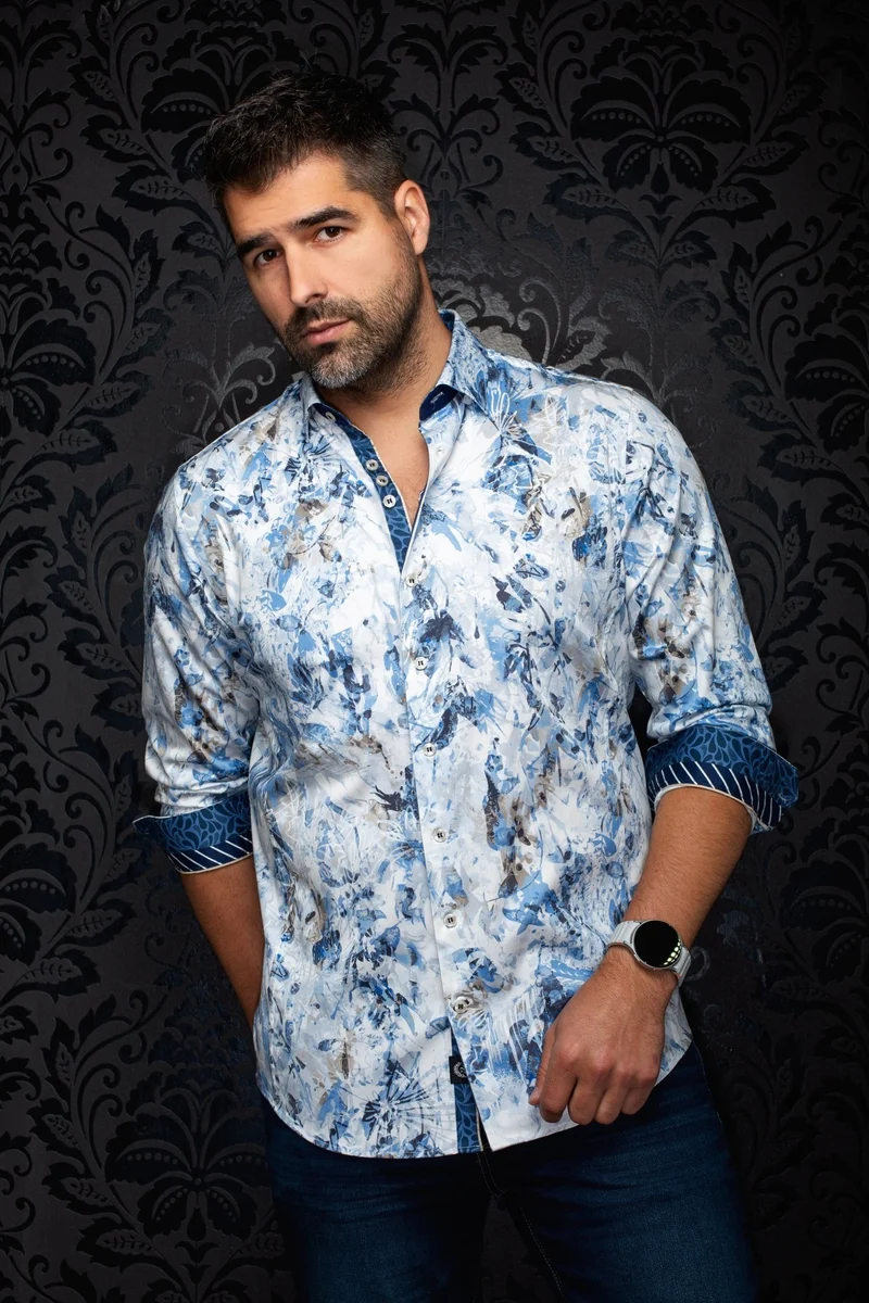 CHEMISE | BRODERIC, Light Blue