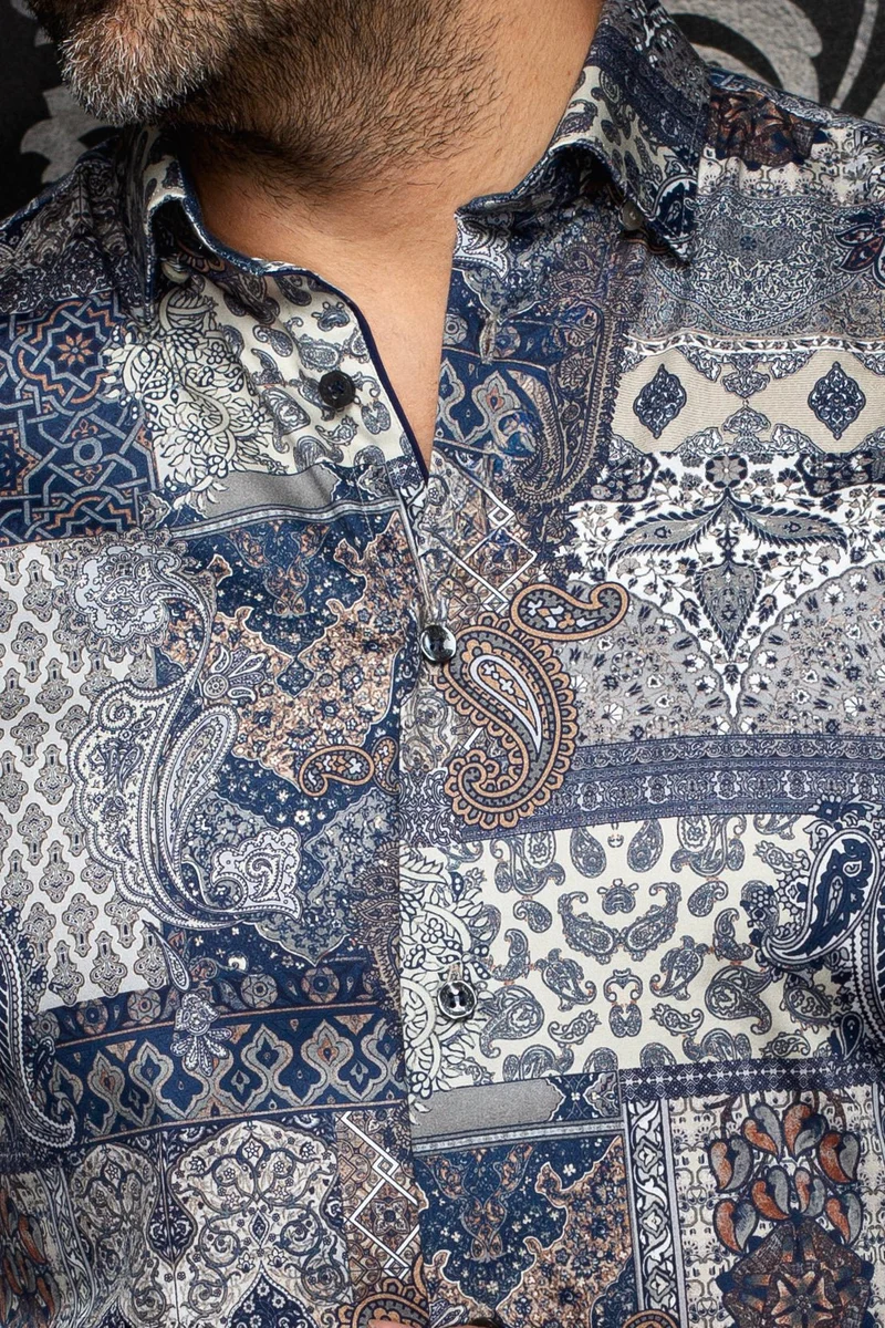 CHEMISE | TITAN, Navy Taupe