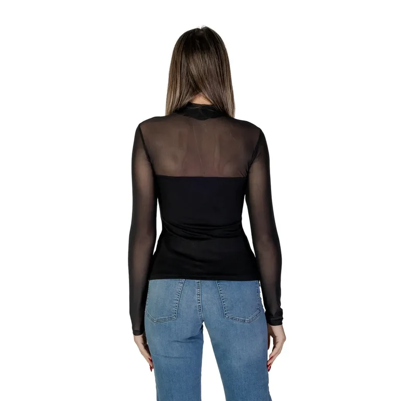 Morgan De Toi Chemisier noir pour femme en viscose mélangée