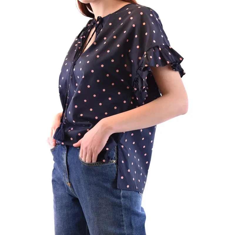 Parosh Chemisier en soie pour femme, créateur de mode Top