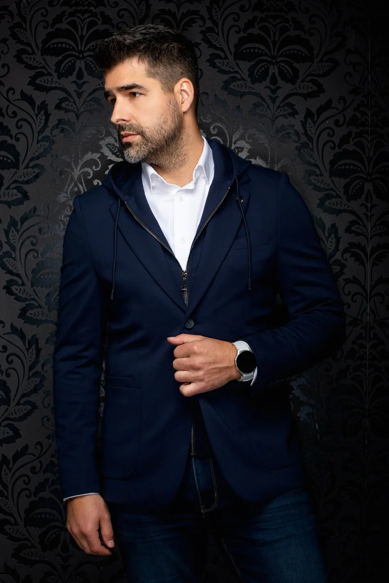 VESTON | GIACOMO-HOOD, Midnight