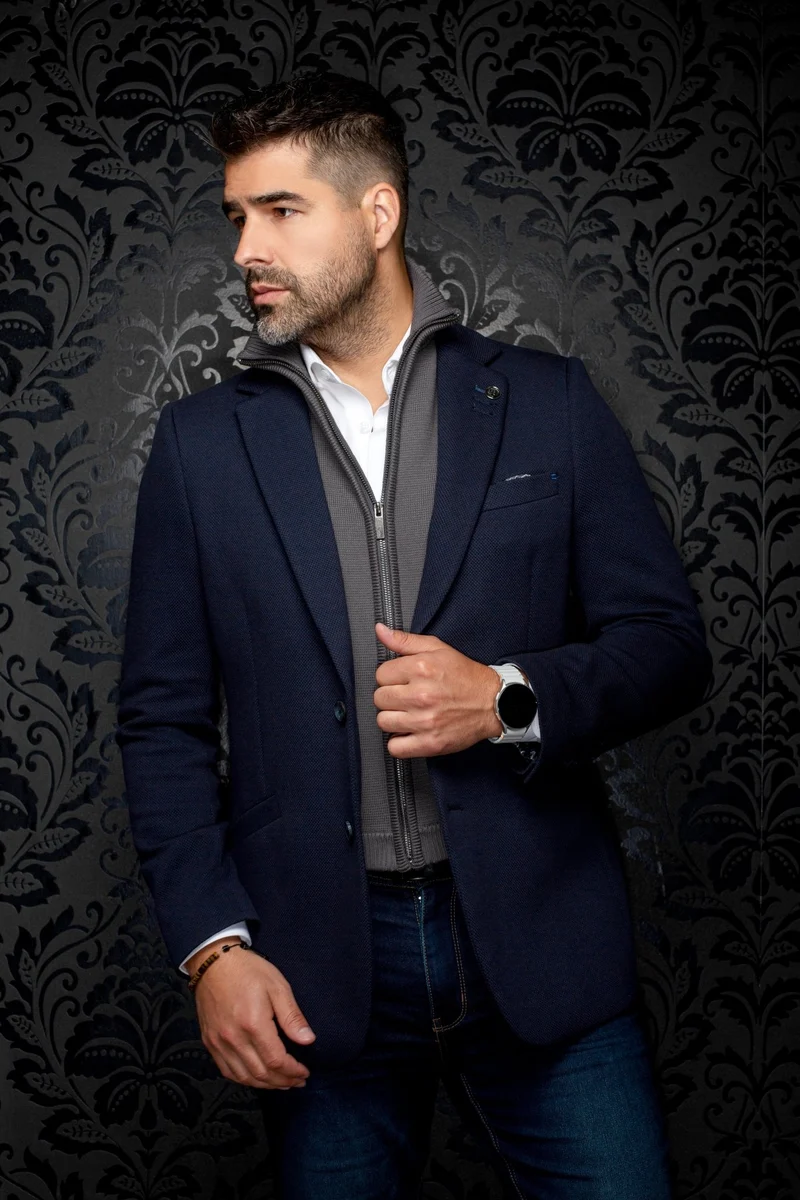 VESTON | FOCAL-MOCK, Navy