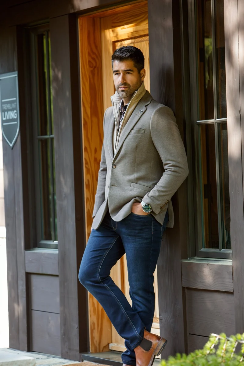 VESTON | FOCAL-MOCK, Taupe