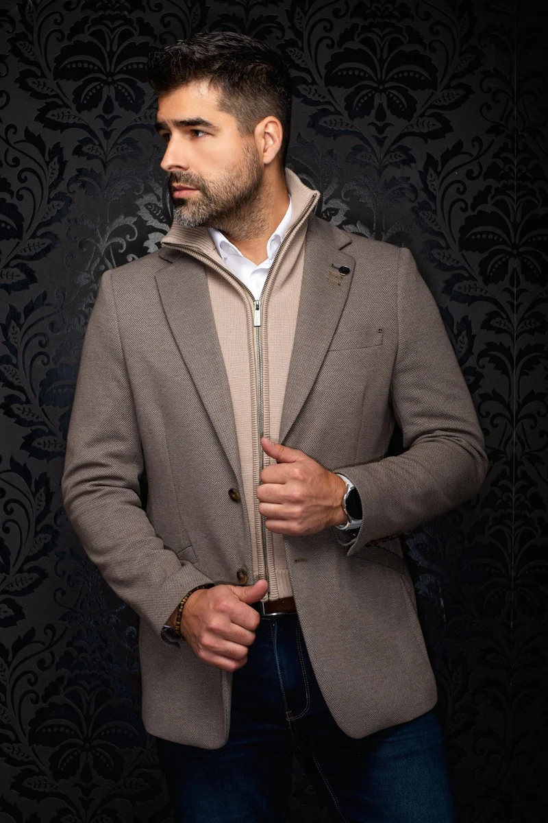 VESTON | FOCAL-MOCK, Taupe