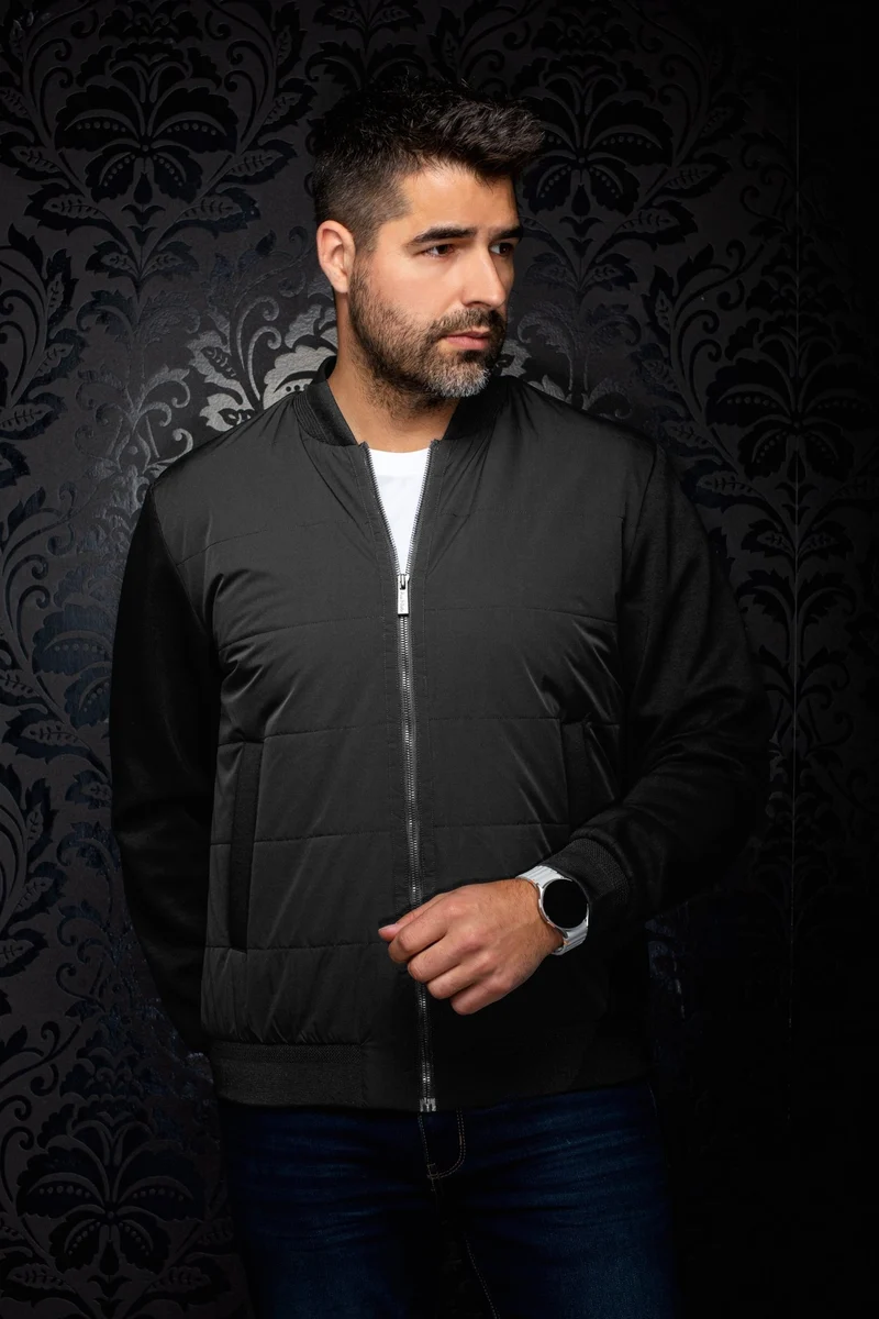 Veste Bomber | LAMBERT, Black