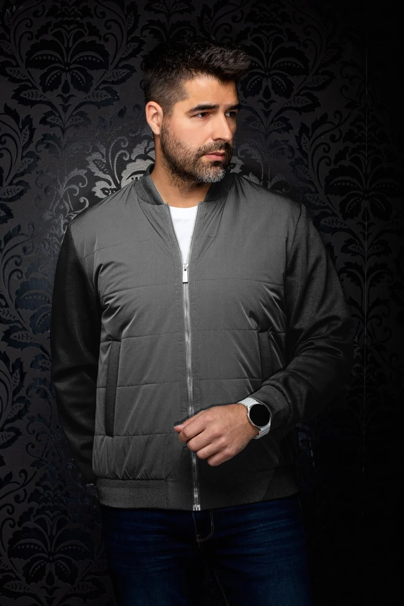 Veste Bomber | LAMBERT, Charcoal
