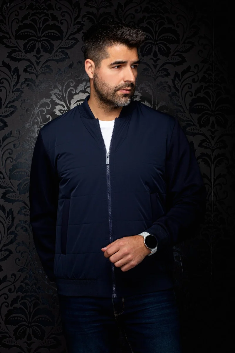 Veste Bomber | LAMBERT, Navy