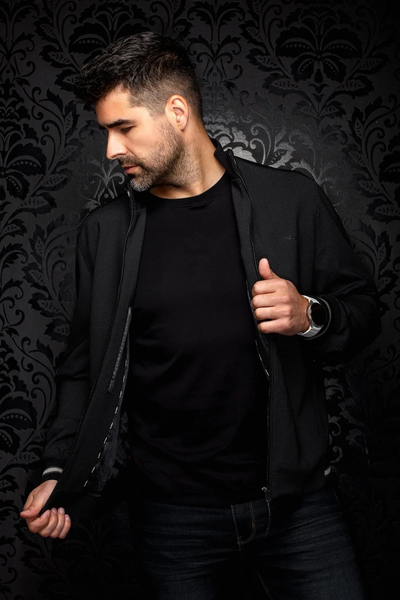 Veste Bomber | ROMEO, Black