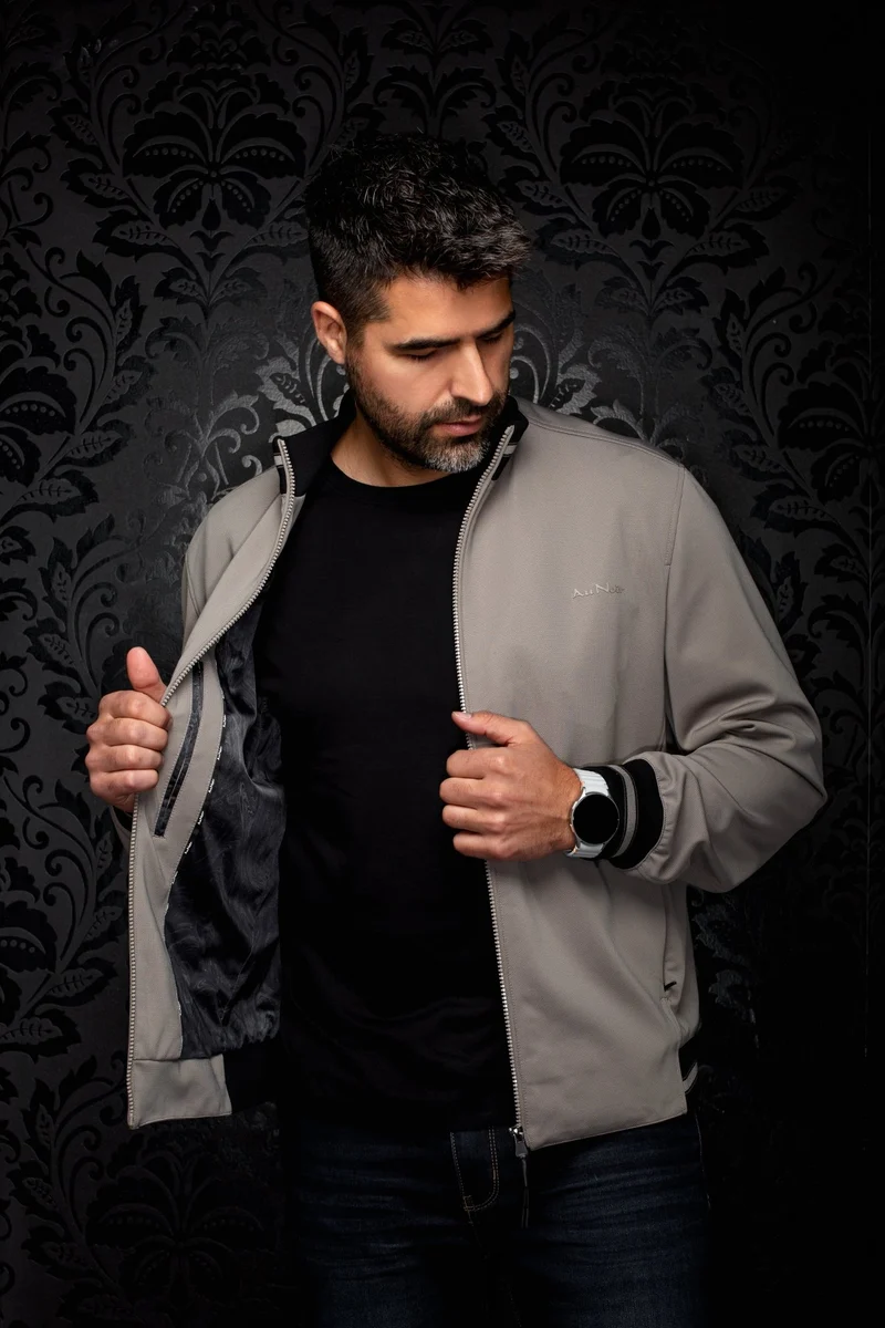 Veste Bomber | ROMEO, Taupe