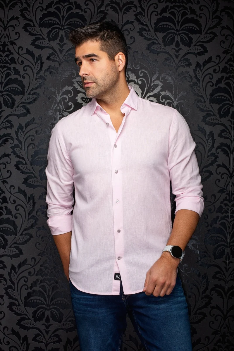 CHEMISE EN LIN | HUMPHREY, Pink