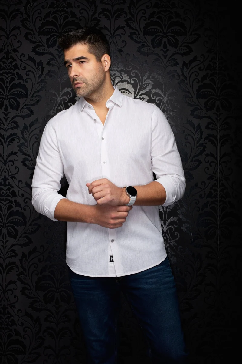 CHEMISE EN LIN | HUMPHREY, Beige