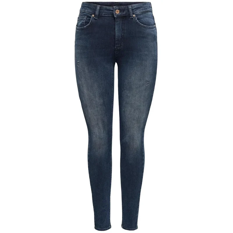 Only Jean en coton pour femme, denim stretch bleu, idéal pour l'automne