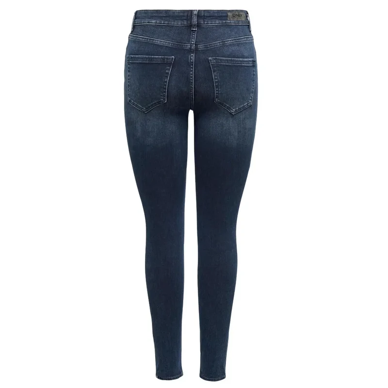 Only Jean en coton pour femme, denim stretch bleu, idéal pour l'automne