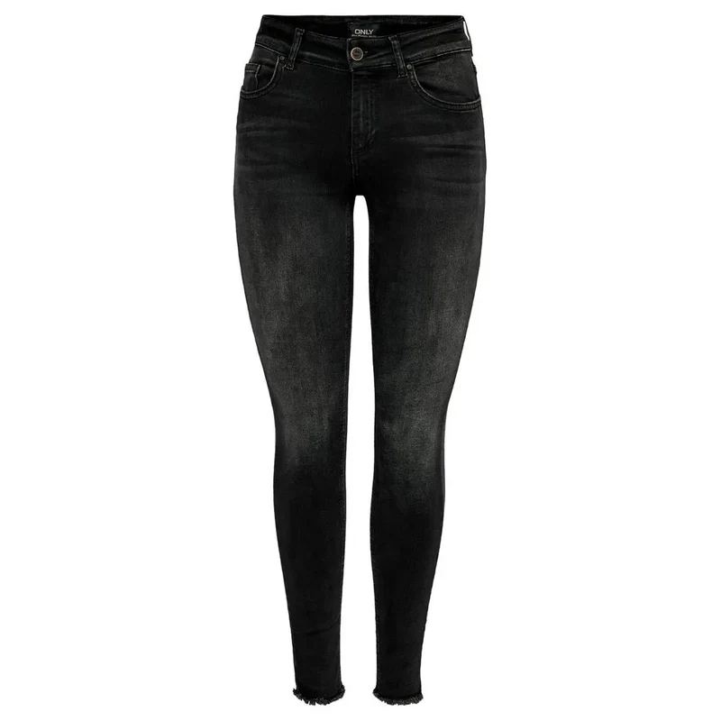Only Jeans noirs en coton mélangé pour femmes