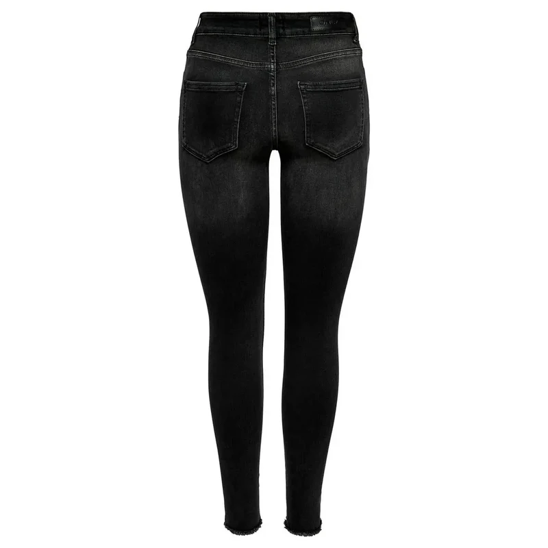 Only Jeans noirs en coton mélangé pour femmes
