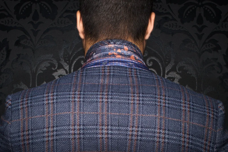 VESTON | CENTURY PLAID, Navy