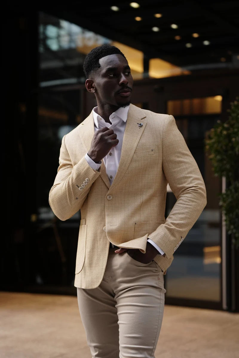 VESTON | JACE, Camel