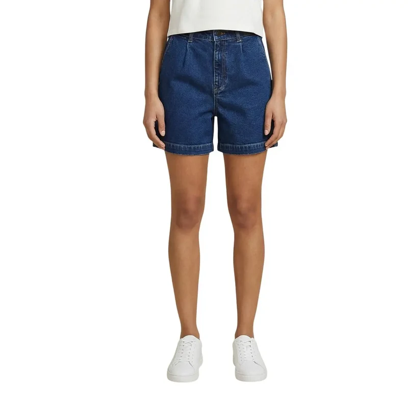 Jacqueline De Yong Femme Denim Bleu Coton Shorts