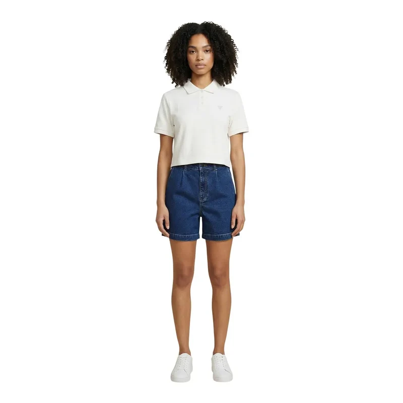Jacqueline De Yong Femme Denim Bleu Coton Shorts