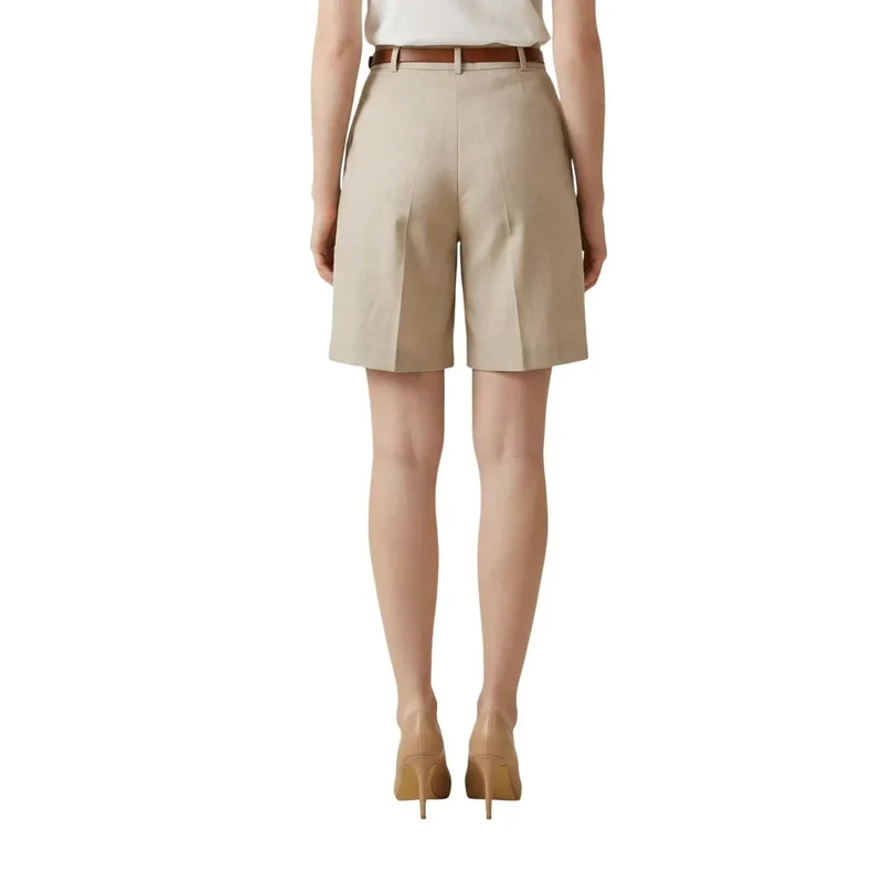 Articles pour femmes en polyester beige Shorts Printemps Été