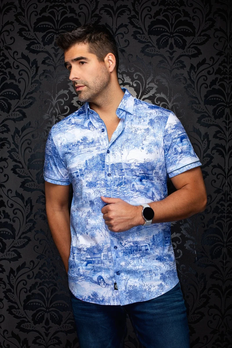 MANCHES COURTES EXTENSIBLE | GAVELSTON, Light Blue