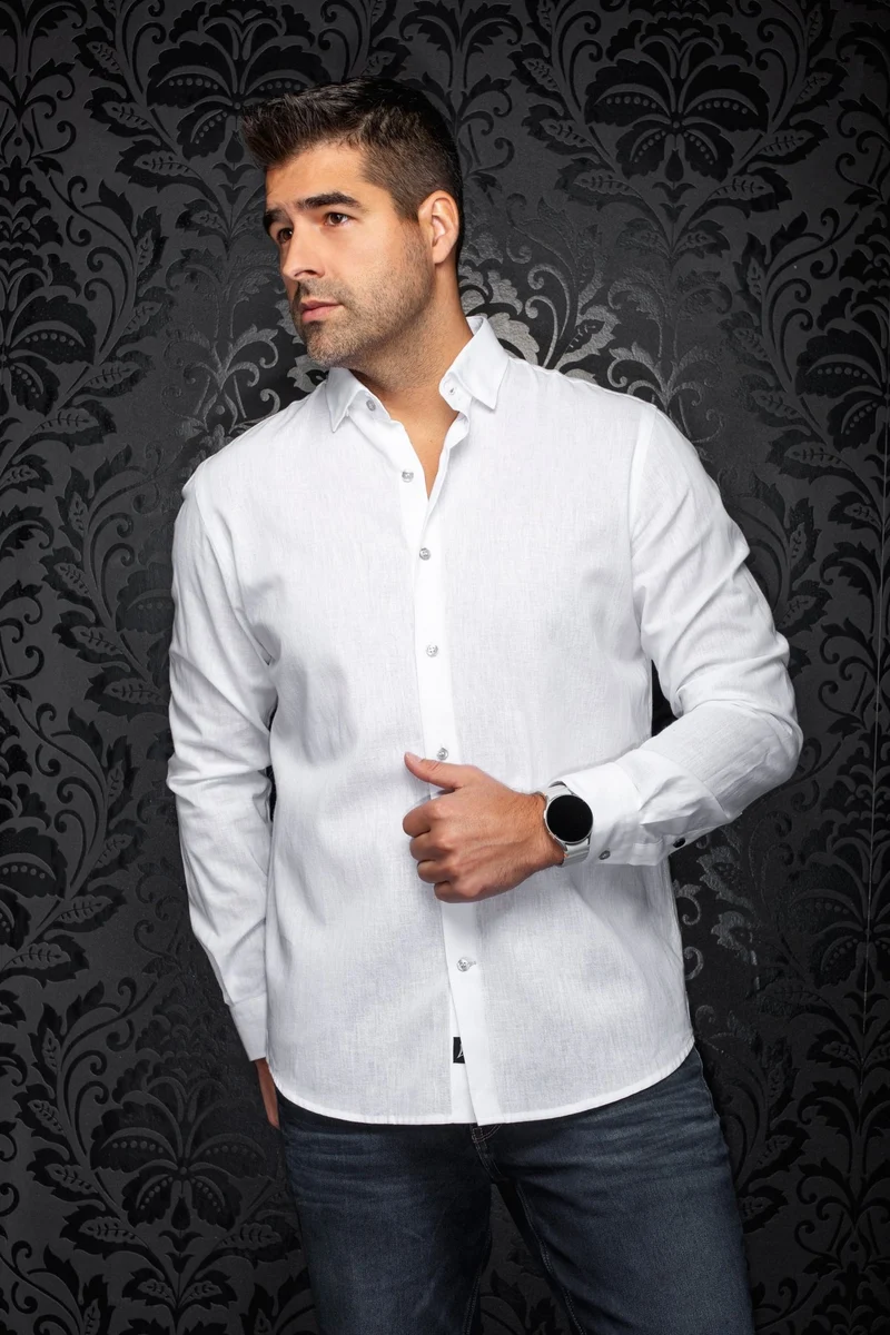 CHEMISE EN LIN | HUMPHREY, White