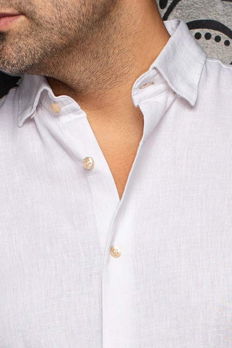 CHEMISE EN LIN | GERE, Beige