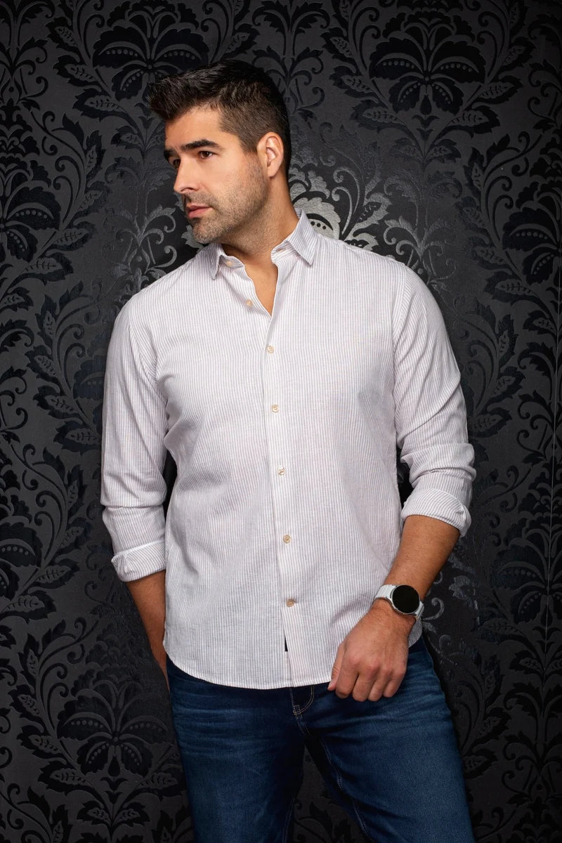 CHEMISE EN LIN | BERNAL, Beige
