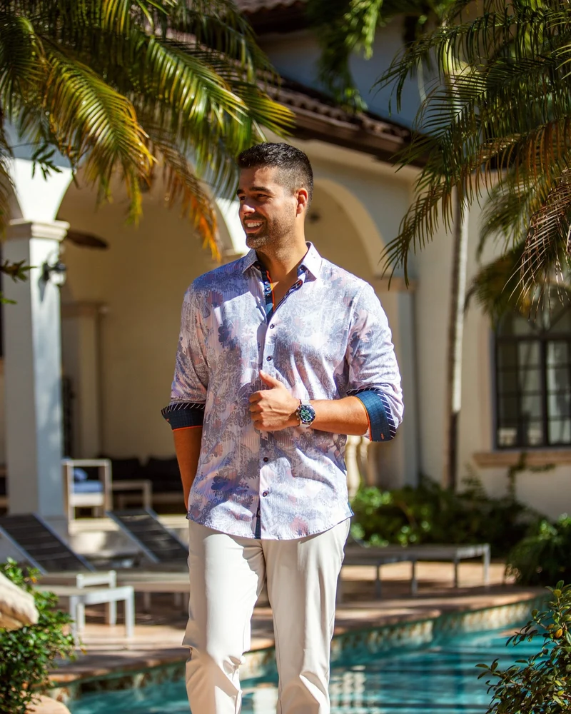 CHEMISE | KALIMANTAN, White Peach