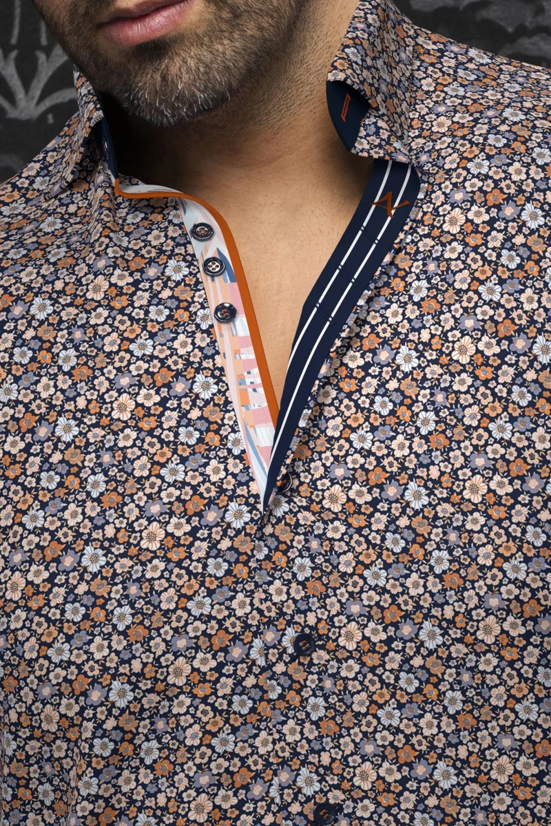 CHEMISE | HAYLO, Navy Orange