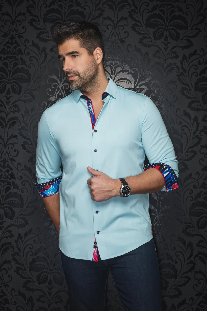 CHEMISE | CAPAZZA, Turquoise