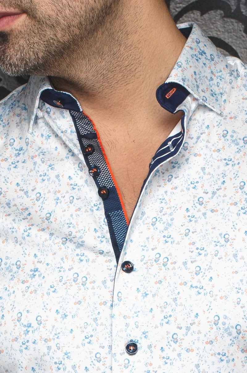 Manches Courtes | ALFIERI, White Blue