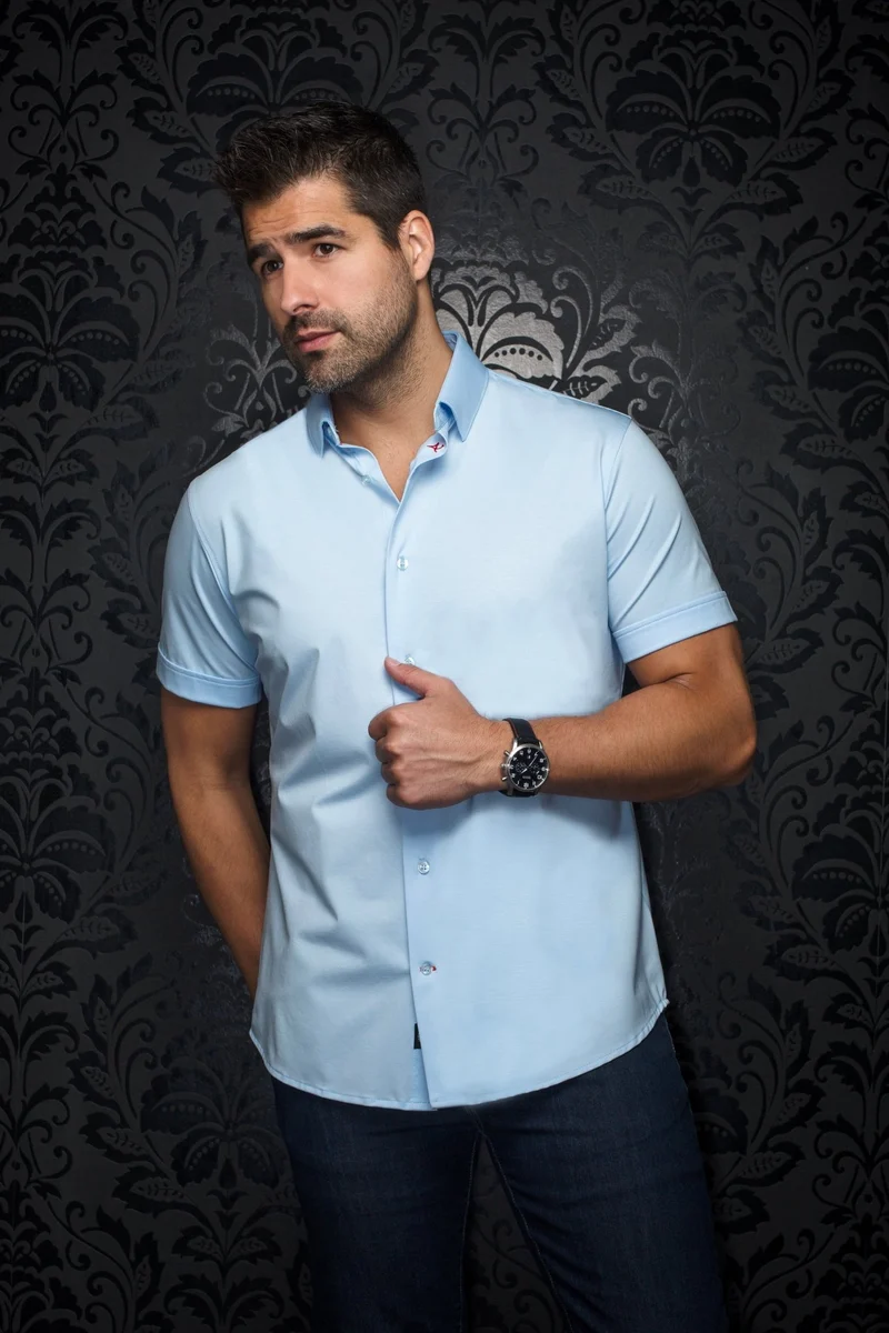 MANCHES COURTES EXTENSIBLE | ALEX-SLD, Light Blue