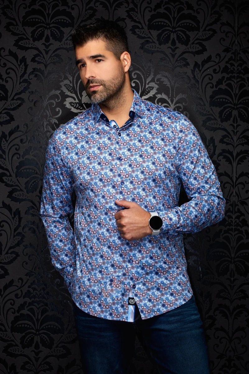 CHEMISE | CLOUDSPIN, Blue Mutli