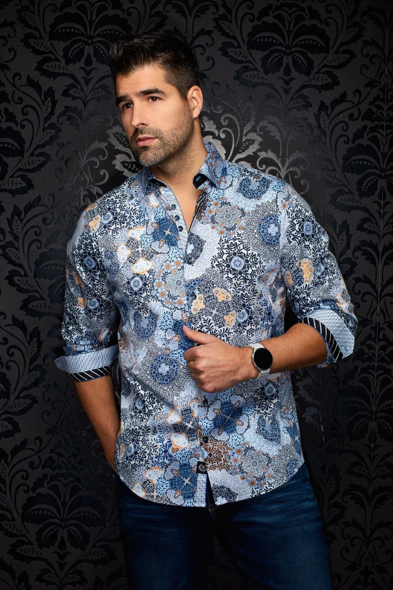 CHEMISE | ASHAR, Blue