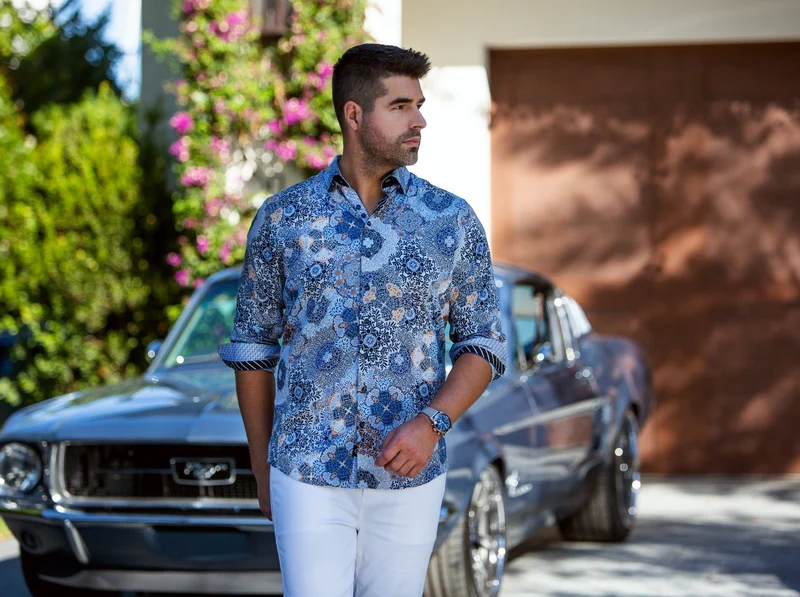 CHEMISE | ASHAR, Blue