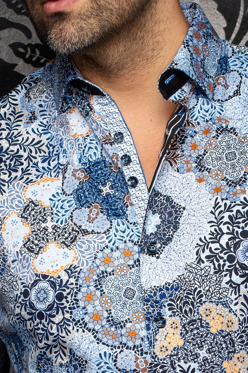 CHEMISE | ASHAR, Blue