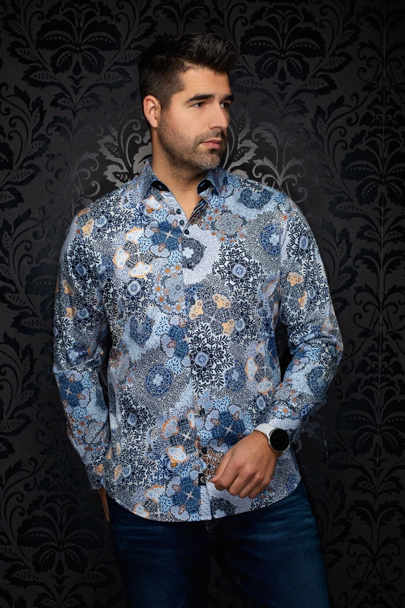 CHEMISE | ASHAR, Blue