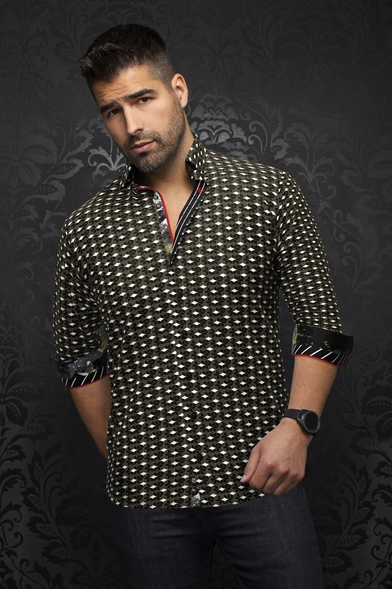 CHEMISE | SUARINO, Black Gold