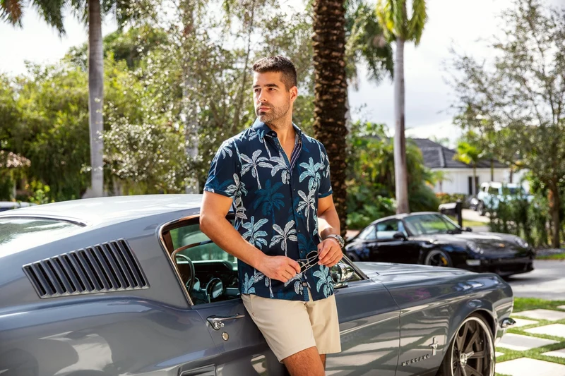 MANCHES COURTES EXTENSIBLE | AZURE, Navy
