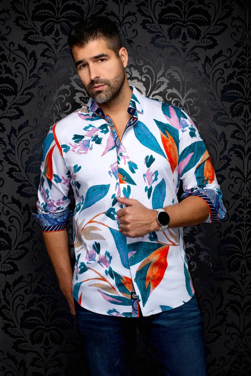CHEMISE | VINEHAVEN, White Teal