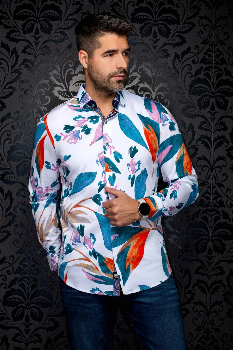 CHEMISE | VINEHAVEN, White Teal