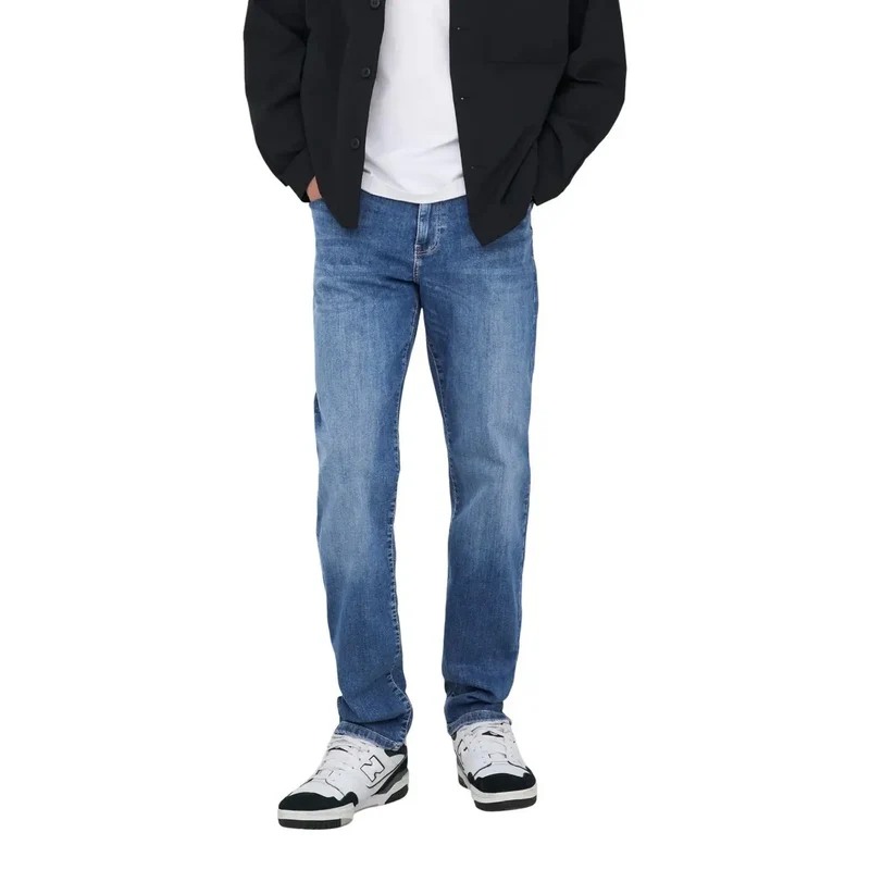 Uniquement & Sons Jean en coton bleu clair 22026755