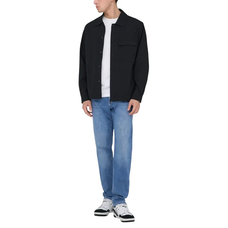 Uniquement & Sons Jean en coton bleu clair 22026755