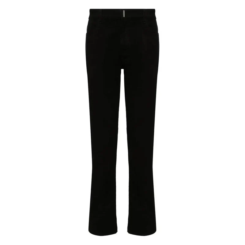 Jean en coton noir pour hommes Givenchy, coupe slim, denim extensible
