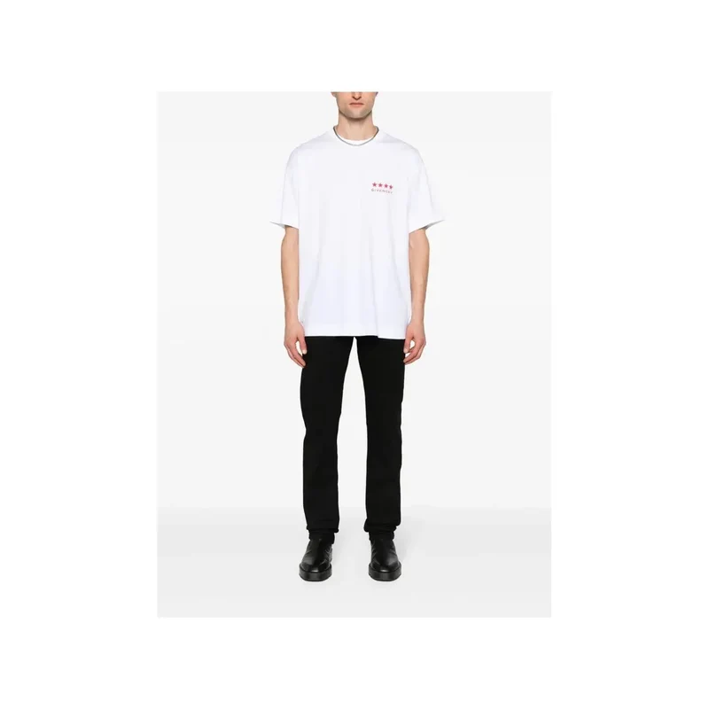 Jean en coton noir pour hommes Givenchy, coupe slim, denim extensible
